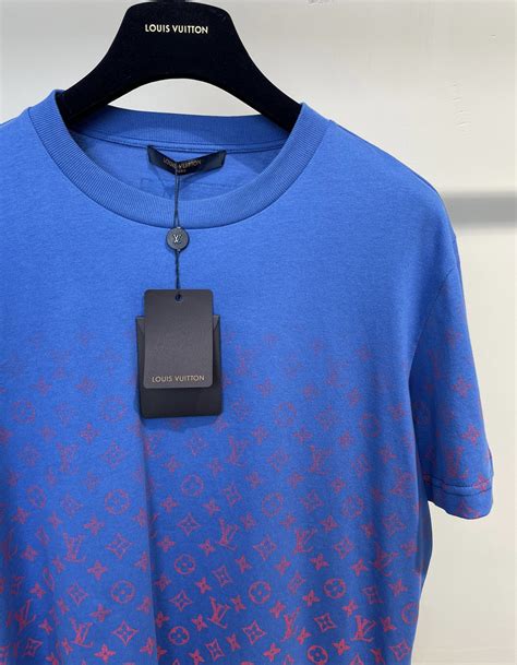 lv t shirt blue|Lv t shirts men's.